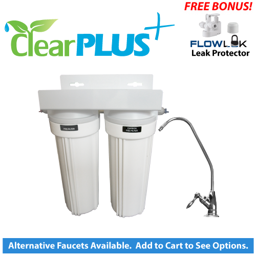 ClearPlus Premium Under Sink 2-Stage Water Filter